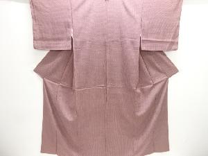 竹縞模様小紋着物